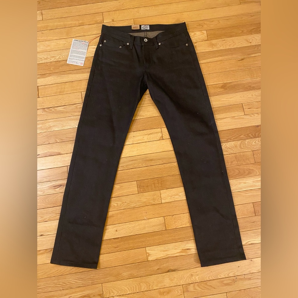 Naked and Famous Weird Guy Elephant Heavyweight Japanese Selvedge Denim Size 33 - Picture 2 of 6
